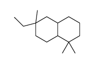7-ethyl-4,4,7-trimethyl-1,2,3,4a,5,6,8,8a-octahydronaphthalene Structure