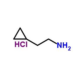 2-Cyclopropylethanamine hydrochloride structure