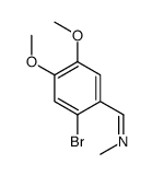 1-(2-bromo-4,5-dimethoxyphenyl)-N-methylmethanimine结构式