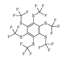 1,2,3,4,5,6-hexakis(trifluoromethylsulfanyl)benzene结构式