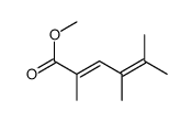 methyl 2,4,5-trimethylhexa-2,4-dienoate Structure