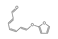 7-(furan-2-yloxy)hepta-2,4,6-trienal结构式