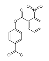 (4-carbonochloridoylphenyl) 2-nitrobenzoate结构式
