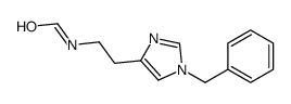 N-[2-(1-benzylimidazol-4-yl)ethyl]formamide结构式