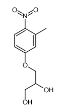 3-(3-methyl-4-nitrophenoxy)propane-1,2-diol结构式