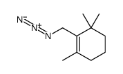 2-(azidomethyl)-1,3,3-trimethylcyclohexene Structure