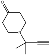 4-Piperidinone, 1-(1,1-dimethyl-2-propyn-1-yl)- Structure