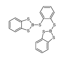 2-[2-(1,3,2-benzodithiaborol-2-ylsulfanyl)phenyl]sulfanyl-1,3,2-benzodithiaborole结构式