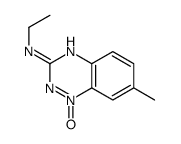 N-ethyl-7-methyl-1-oxido-1,2,4-benzotriazin-1-ium-3-amine Structure