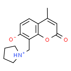 7-hydroxy-4-methyl-8-(1-pyrrolidinylmethyl)-2H-chromen-2-one picture