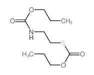 propyl 2-(propoxycarbonylamino)ethylsulfanylformate Structure