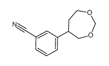 3-(1,3-dioxepan-5-yl)benzonitrile Structure