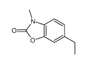 6-ethyl-3-methyl-1,3-benzoxazol-2-one结构式