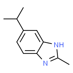 Benzimidazole, 5(or 6)-isopropyl-2-methyl- (7CI)结构式