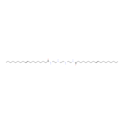 N,N'-[1,2-Ethanediylbis(imino-2,1-ethanediyl)]bis(9-octadecenamide)结构式
