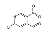 2-chloro-5-nitropyridine-4-carbaldehyde Structure