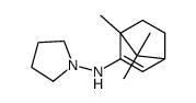 N-(4,7,7-trimethyl-3-bicyclo[2.2.1]hept-2-enyl)pyrrolidin-1-amine结构式