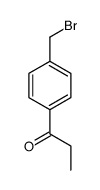 1-[4-(bromomethyl)phenyl]propan-1-one结构式