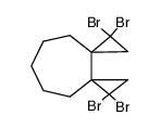 1,1,5,5-tetrabromodispiro(2.0.2.5)undecane Structure