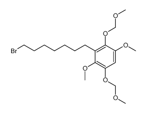 7-bromo-1-(2,5-dimethoxy-3,6-dimethoxymethyloxyphenyl)heptane Structure