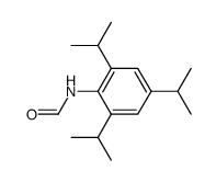 N-(2,4,6-Triisopropyl-phenyl)-formamide Structure