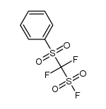 (benzenesulfonyl)difluoromethanesulfonyl fluoride Structure