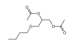 1,2-diacetoxy-3-butoxypropane结构式