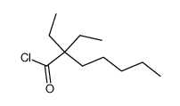 2,2-diethylheptanoyl chloride Structure