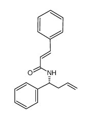 (R)-N-(1-phenylbut-3-enyl)cinnamamide Structure