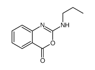 2-(propylamino)-3,1-benzoxazin-4-one Structure