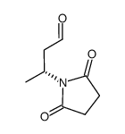 (R)-3-(2,5-dioxopyrrolidin-1-yl)butanal结构式