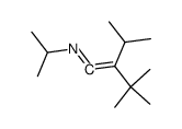 N-Isopropyl-tert.-butyl-isopropyl-keten-imin结构式