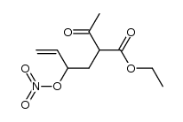 5-carbethoxy-6-oxo-1-hepten-3-ol nitrate结构式