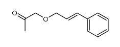 (cinnamyloxy)acetone Structure