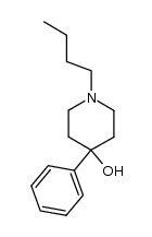 1-butyl-4-phenyl-piperidin-4-ol结构式