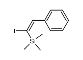 (E)-β-iodo-β-(trimethylsilyl)styrene结构式