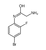 N~1~-(4-bromo-2-fluorophenyl)glycinamide(SALTDATA: HCl) Structure