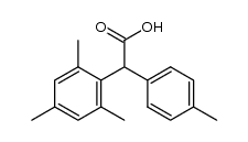 mesityl-p-tolyl-acetic acid Structure
