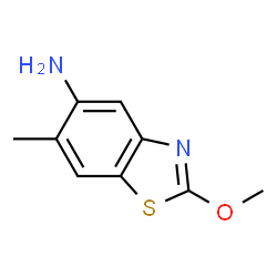 Benzothiazole, 5-amino-2-methoxy-6-methyl- (6CI) structure