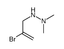 2-(2-bromoprop-2-enyl)-1,1-dimethylhydrazine结构式