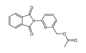 (6-(1,3-dioxoisoindolin-2-yl)pyridin-2-yl)methyl acetate结构式