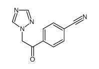 4-[2-(1,2,4-triazol-1-yl)acetyl]benzonitrile Structure