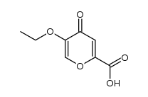 5-ethoxy-4-oxo-4H-pyran-2-carboxylic acid Structure