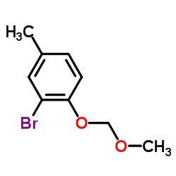 2-Bromo-1-(methoxymethoxy)-4-methylbenzene Structure