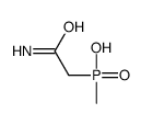 (2-amino-2-oxoethyl)-methylphosphinic acid结构式