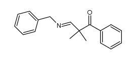 2-benzoyl-N-benzyl-2-methylpropanimine Structure