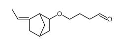 4-[(3-ethylidene-5-bicyclo[2.2.1]heptanyl)oxy]butanal Structure