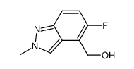 (5-fluoro-2-methyl-2H-indazol-4-yl)methanol结构式