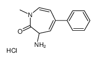 3-AMINO-1-METHYL-5-PHENYL-1H-AZEPIN-2(3H)-ONE HYDROCHLORIDE Structure