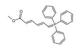 5-methoxycarbonylpenta-2,4-dienylidenetriphenylphosphorane Structure